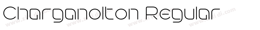 Charganolton Regular字体转换 Charganolton Regular字体转换